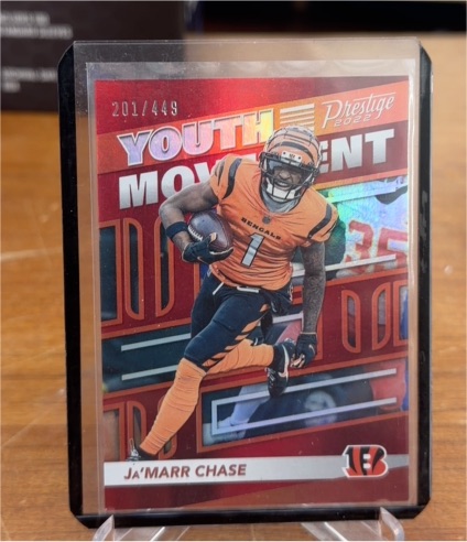 2022 Panini Prestige Youth Movement #YM-2 Ja'Marr Chase — front