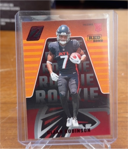 2023 Panini Zenith Red Zone #104 Bijan Robinson — front