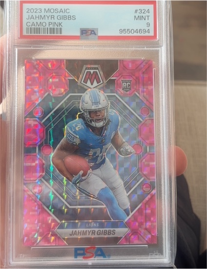 2023 Panini Mosaic #324 Jahmyr Gibbs — front