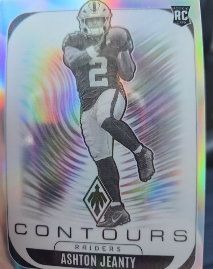 2025 Panini Phoenix Contours #17 Ashton Jeanty — front