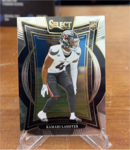 2024 Panini Select #77 Kamari Lassiter Silver Prizm Die Cut — front