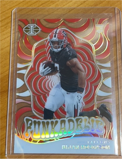 2023 Panini Illusions Funkadelic #12 Bijan Robinson — front