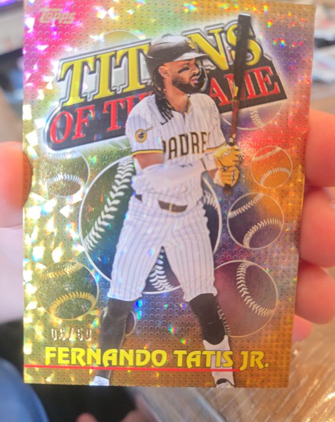 2026 Topps Series 1 #TOG-19 Fernando Tatis Jr. Titans of the Game — front
