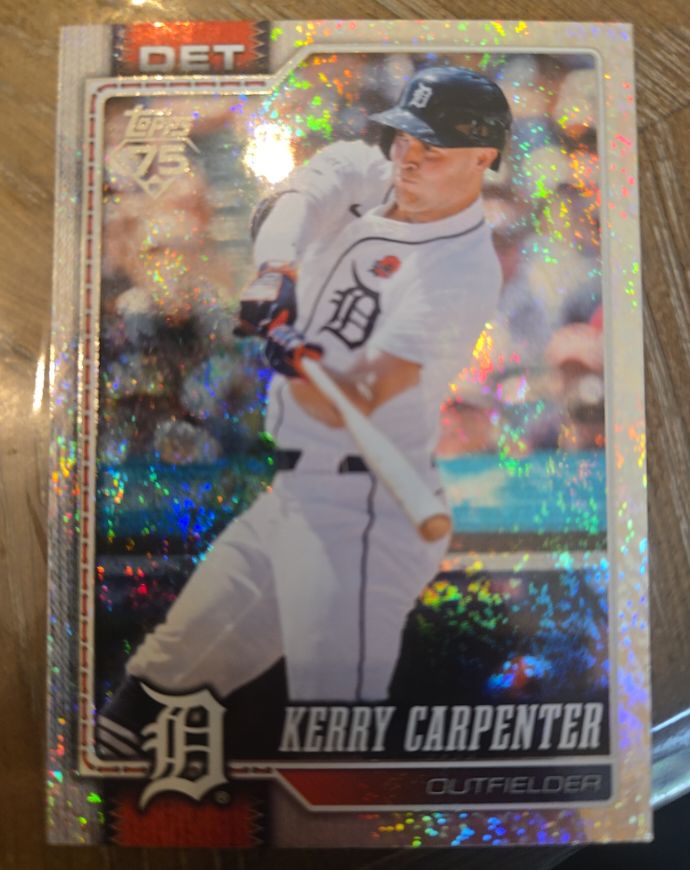 2026 Topps Series 1 #61 Kerry Carpenter — front