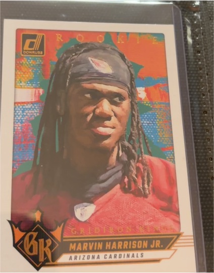 2024 Donruss Rookie Gridiron Kings #10 Marvin Harrison Jr. — front