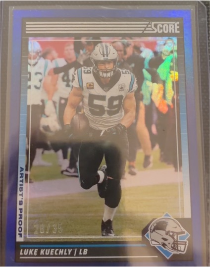 2024 Score #44 Luke Kuechly Artist's Proof — front