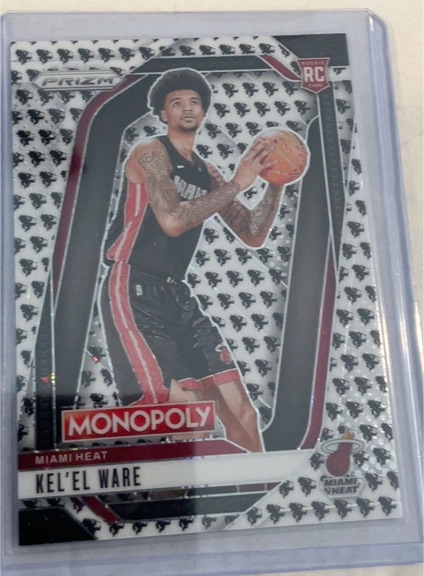 2024-25 Panini Prizm Monopoly #30 Kel'el Ware RC Miami Heat — front
