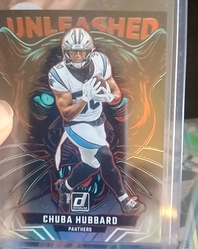2024 Donruss Unleashed #73 Chuba Hubbard — front