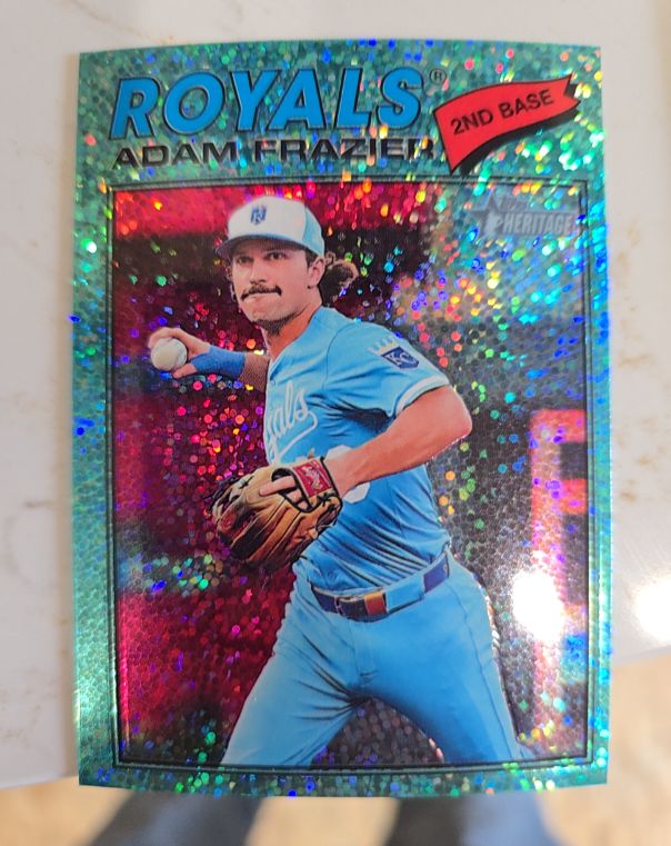 2026 Topps Heritage #262 Adam Frazier — front