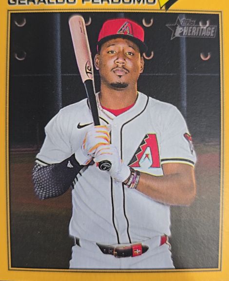 2026 Topps Heritage #216 Geraldo Perdomo — front