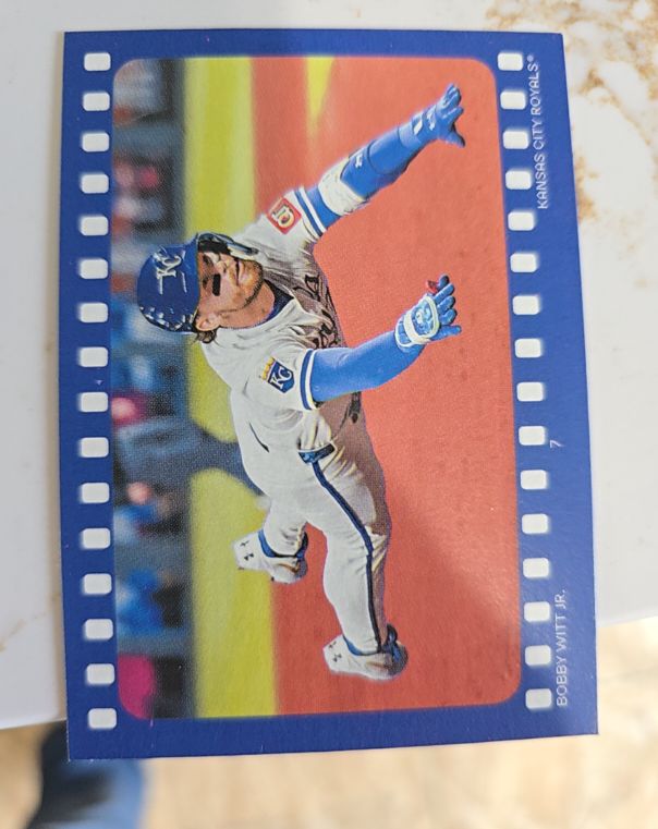 2026 Topps Heritage Ready, And Action! #RA-BW Bobby Witt Jr. — front