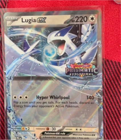 2022 Pokémon Prismatic Evolutions #082 Lugia ex — front