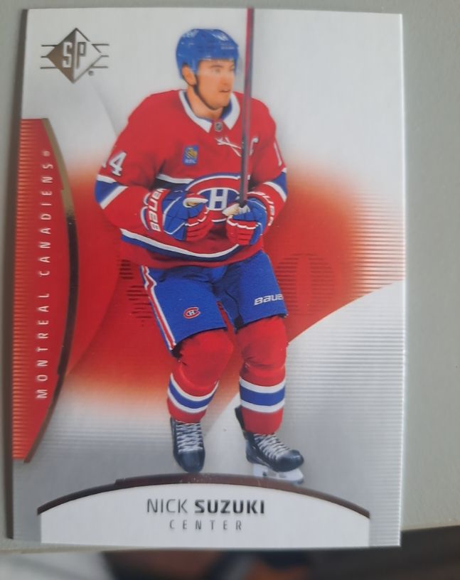 2023-24 Upper Deck SP Authentic #28 Nick Suzuki — front