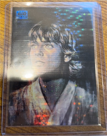2024 Topps Chrome Star Wars Galaxy #83 Luke Skywalker — front