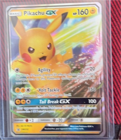 Pokémon Pikachu GX SM232 — front