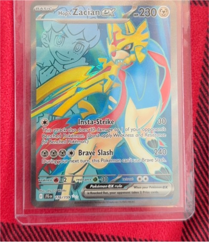 2022 Pokémon TCG SV09 Journey Together #176 Hop's Zacian ex — front