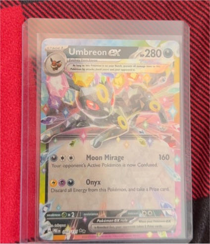 2016 Pokémon TCG Prismatic Evolutions #60 Umbreon ex — front