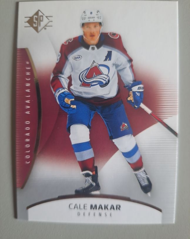 2023-24 Upper Deck SP Authentic #7 Cale Makar — front