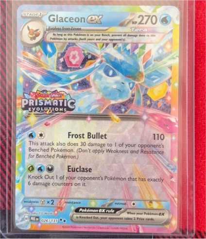 2025 Pokémon #026 Glaceon ex — front