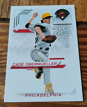 2025 Panini Prospect Edition #25 Cade Obermueller — front