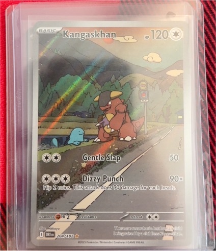 2025 The Pokémon Company Destined Rivals #204 Kangaskhan Illustration Rare — front