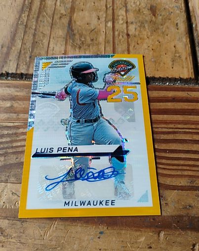 2025 Panini Prospect Edition #190 Luis Pena — front