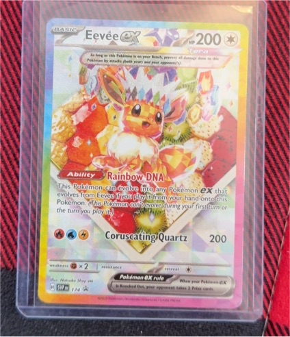 2025 Pokémon Eevee ex #174 Scarlet & Violet Black Star Promo — front