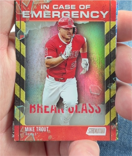 2025 Topps Stadium Club #ICE-25 Mike Trout — front