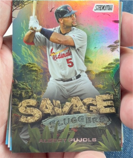 2025 Topps Stadium Club #SS-10 Albert Pujols Savage Sluggers — front