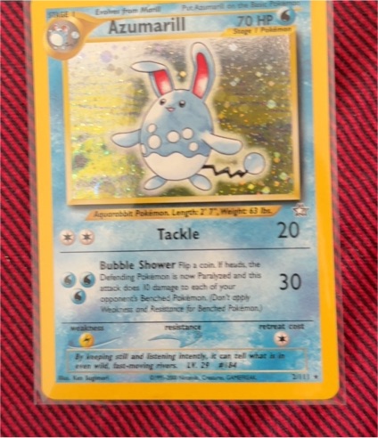 2000 Neo Genesis #2 Azumarill — front