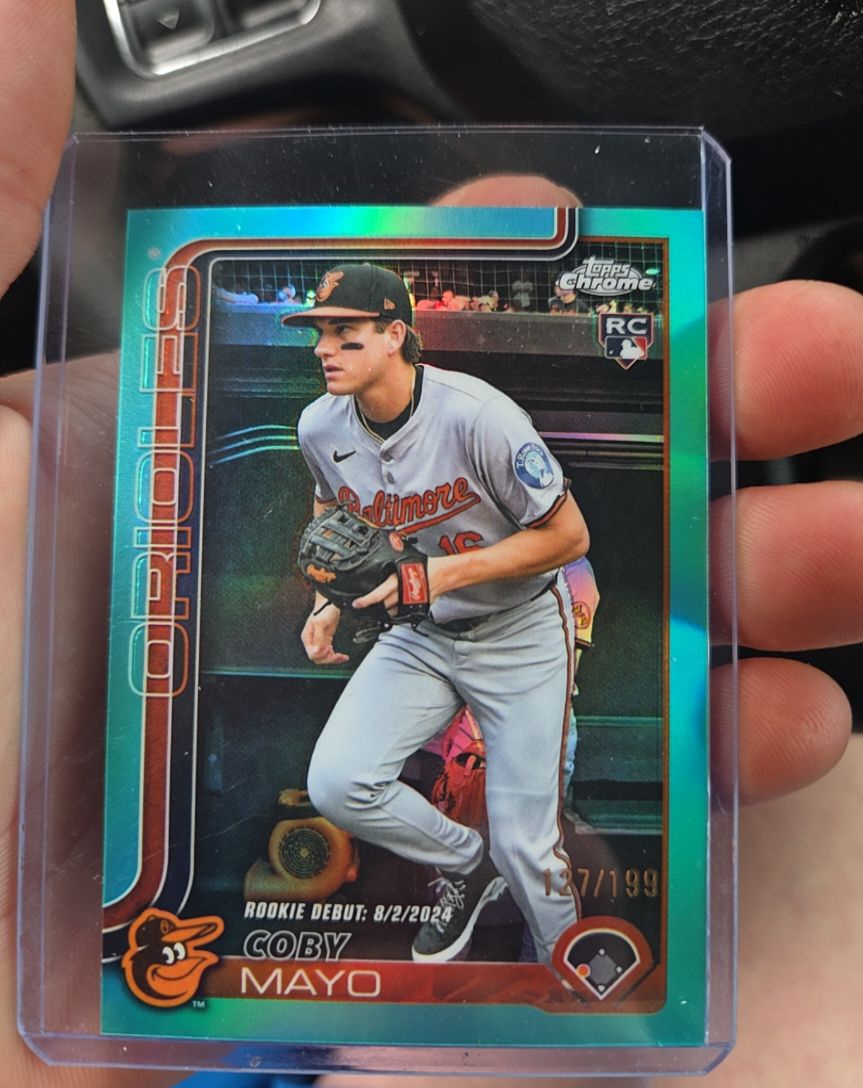 2025 Topps Chrome Update #USC94 Coby Mayo — front