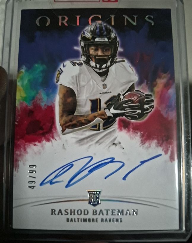 2021 Panini Origins #RA-RB Rashod Bateman — front