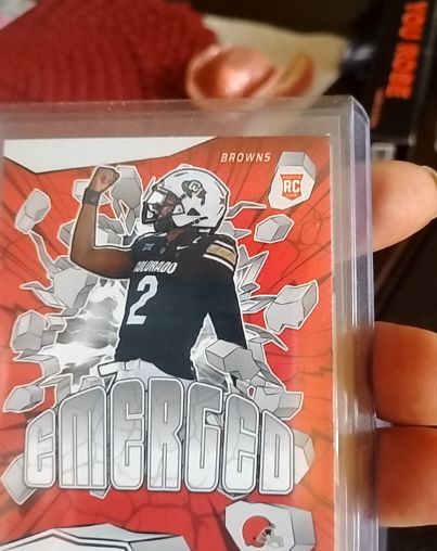 2025 Panini Score Emerged #6 Shedeur Sanders — front