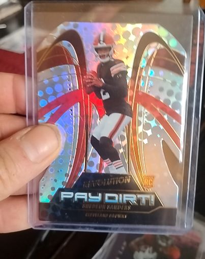 2025 Panini Revolution #6 Shedeur Sanders Pay Dirt! — front