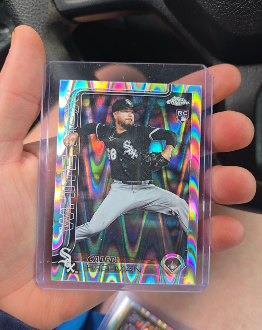 2025 Topps Chrome Update #USC124 Caleb Freeman — front