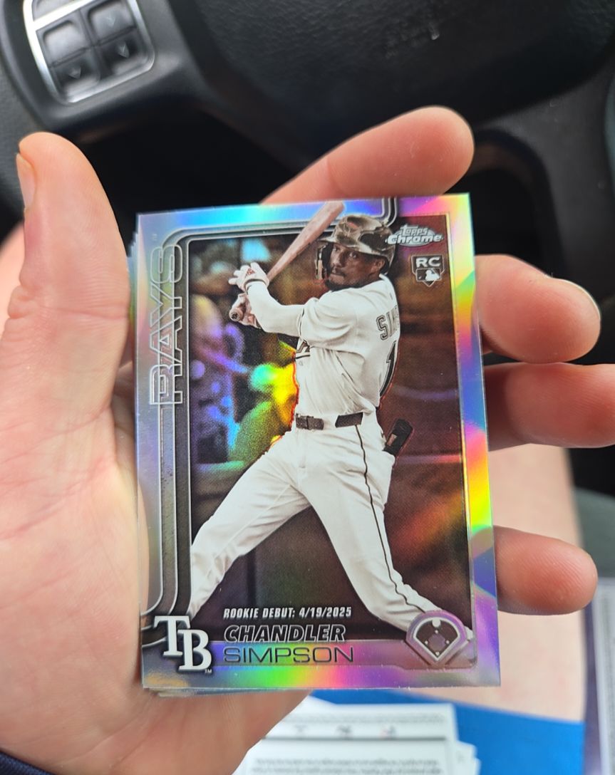 2025 Topps Chrome Update #USC17 Chandler Simpson — front