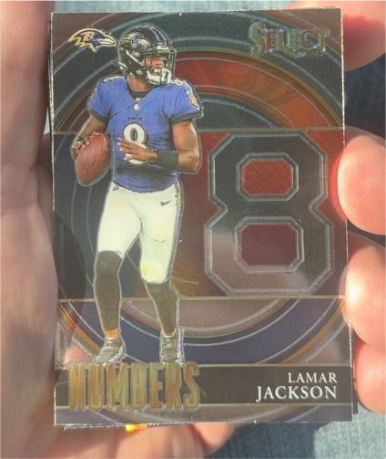 2021 Panini Select #SN-5 Lamar Jackson — front