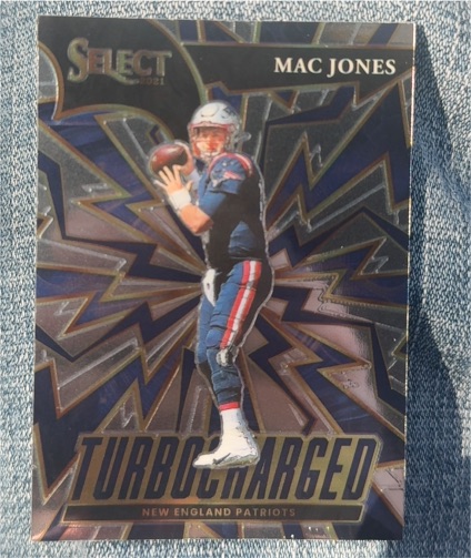 2021 Panini Select #TUR-5 Mac Jones Turbocharged Rookie Card — front