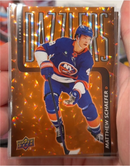 2025-26 Upper Deck Series 2 Dazzlers #DZ-57 Matthew Schaefer — front