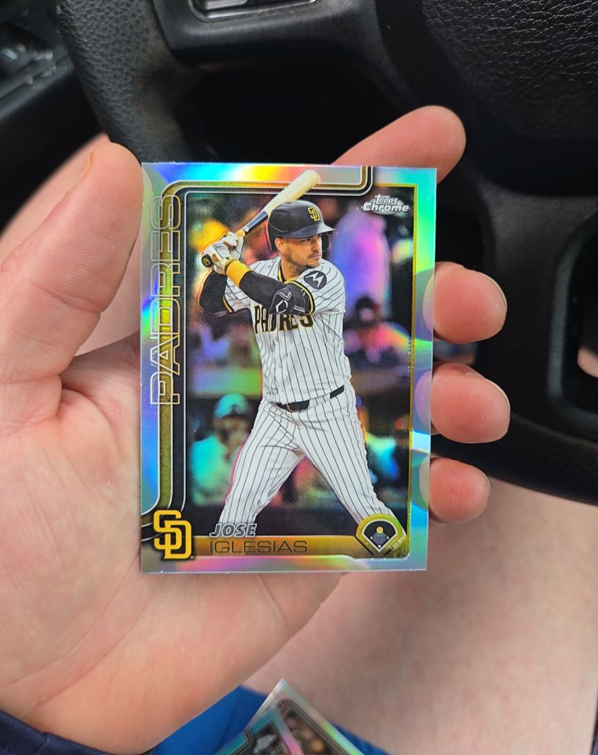 2025 Topps Chrome Update #USC60 Jose Iglesias — front