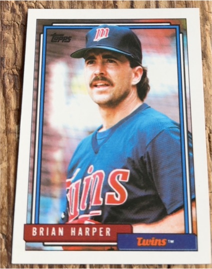 1992 Topps #217 Brian Harper — front