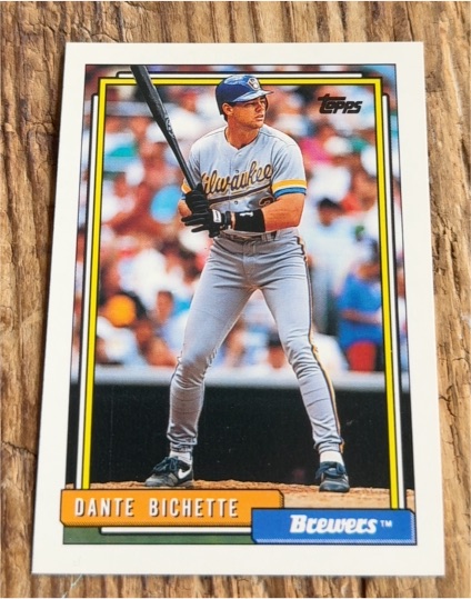1992 Topps #371 Dante Bichette — front