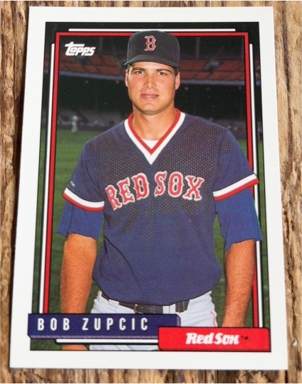 1992 Topps #377 Bob Zupcic — front
