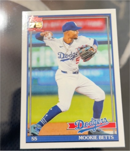 2026 Topps Series 1 #T91-21 Mookie Betts — front