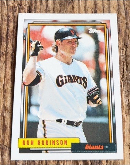 1992 Topps #373 Don Robinson — front