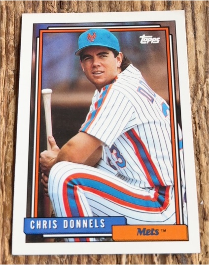 1992 Topps #376 Chris Donnels — front
