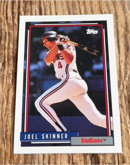 1992 Topps #378 Joel Skinner — front