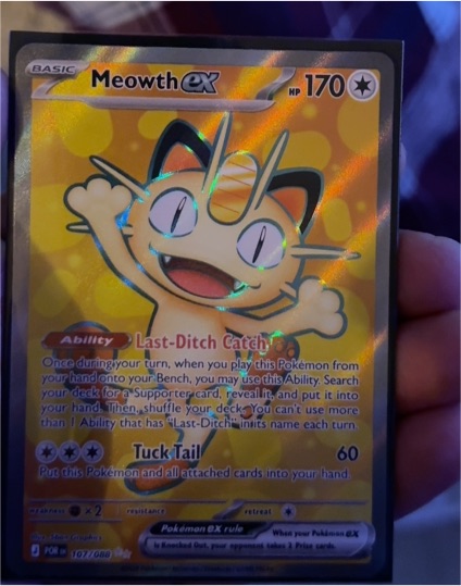 2026 Pokémon Perfect Order #107 Meowth ex — front
