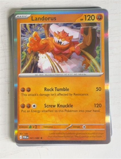 2016 Pokémon Perfect Order #041 Landorus — front