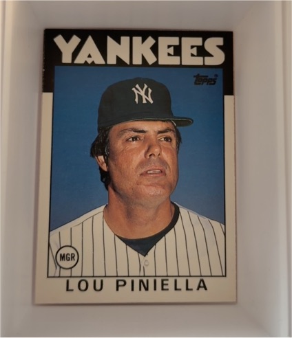 1986 Topps Traded #86T Lou Piniella — front